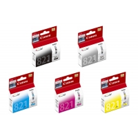 <font color="#006633">$115/pc</font><BR>Canon Ink Cartridge <br>CLI-821 (BK/C/M/Y/GY)